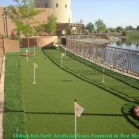 Artificial Turf Installation West Jordan, Utah Home Putting Green, Backyard