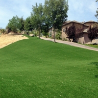 Faux Grass Green River, Utah Paver Patio, Front Yard Landscaping