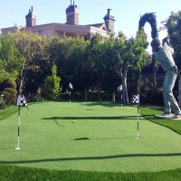 Grass Turf Oquirrh, Utah Outdoor Putting Green, Backyard Landscape Ideas