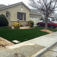 Plastic Grass Hildale, Utah Landscape Rock, Small Front Yard Landscaping