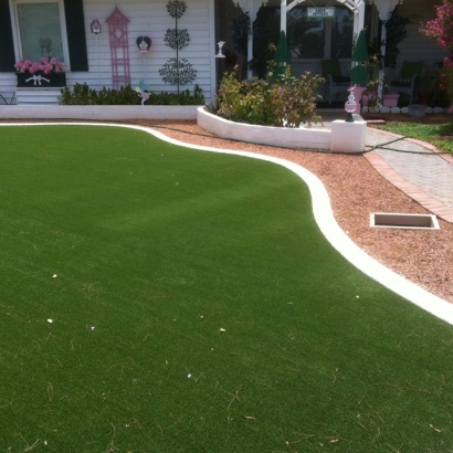 Artificial Grass Installation Plain City, Utah Landscaping, Front Yard