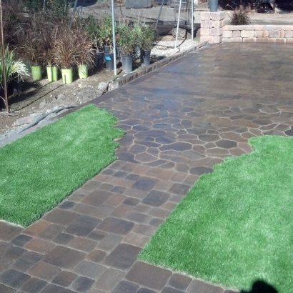 Fake Turf Springville, Utah Paver Patio, Backyard Landscaping