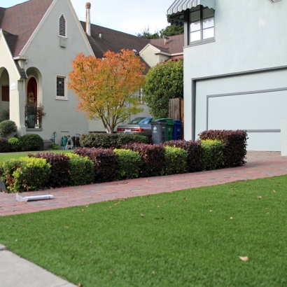 Green Lawn Hanksville, Utah Backyard Deck Ideas, Front Yard Design