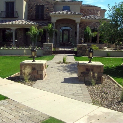 Turf Grass Cove, Utah Rooftop, Small Front Yard Landscaping