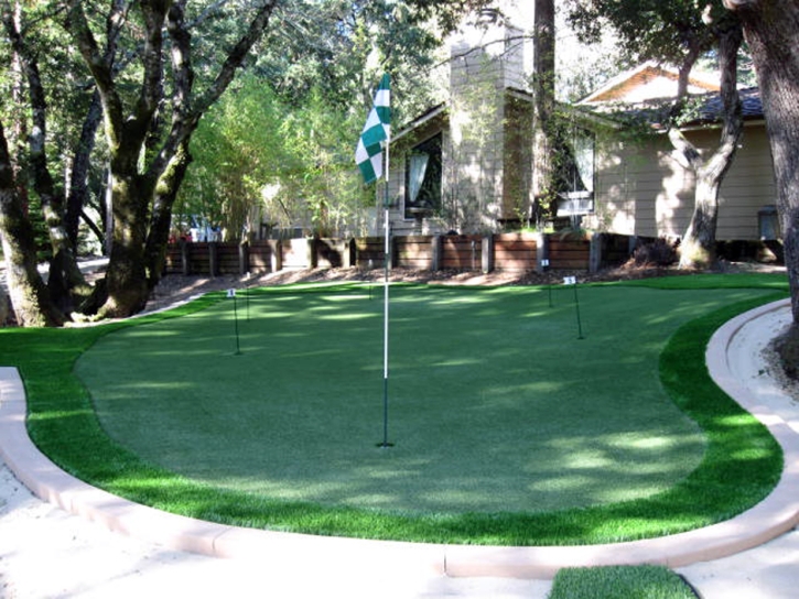 Artificial Turf Installation Tooele, Utah Golf Green, Small Backyard Ideas