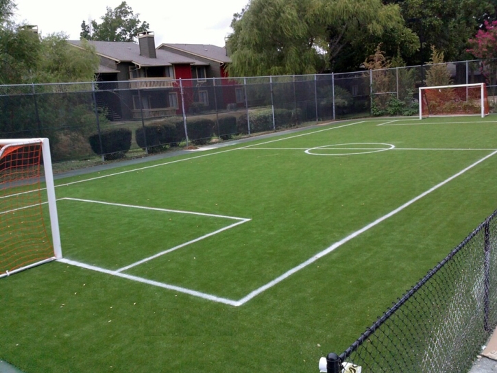 Fake Grass Centerfield, Utah Bocce Ball Court, Commercial Landscape