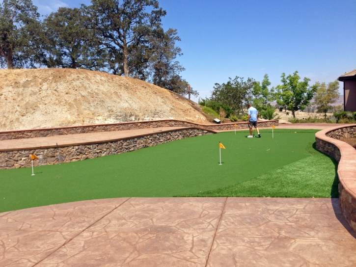 Fake Lawn West Jordan, Utah Outdoor Putting Green, Backyard Landscaping