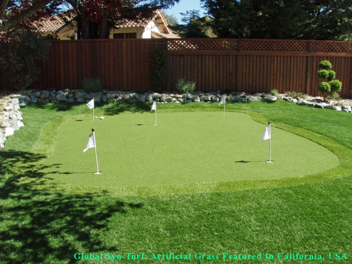 Fake Turf Layton, Utah Backyard Putting Green, Backyards