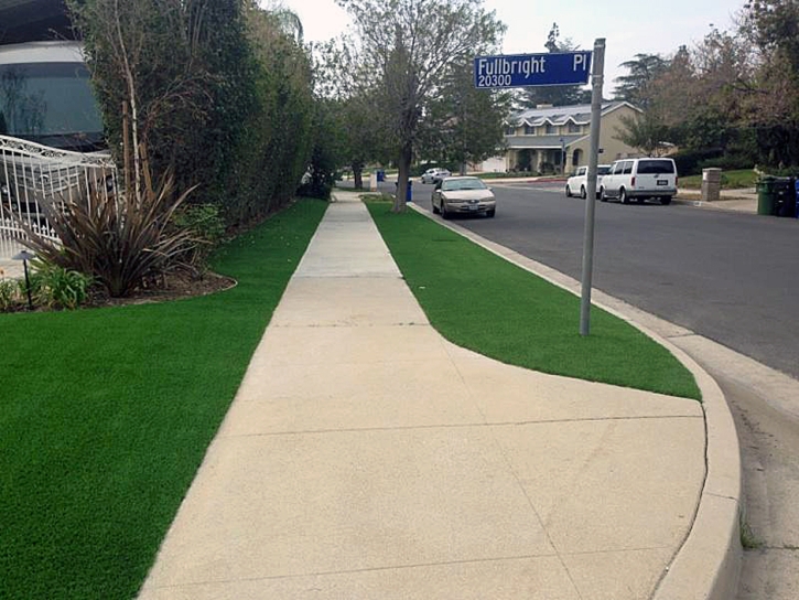 Installing Artificial Grass Midvale, Utah Landscaping Business, Front Yard