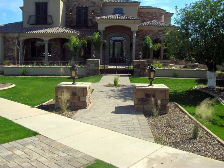 Turf Grass Cove, Utah Rooftop, Small Front Yard Landscaping