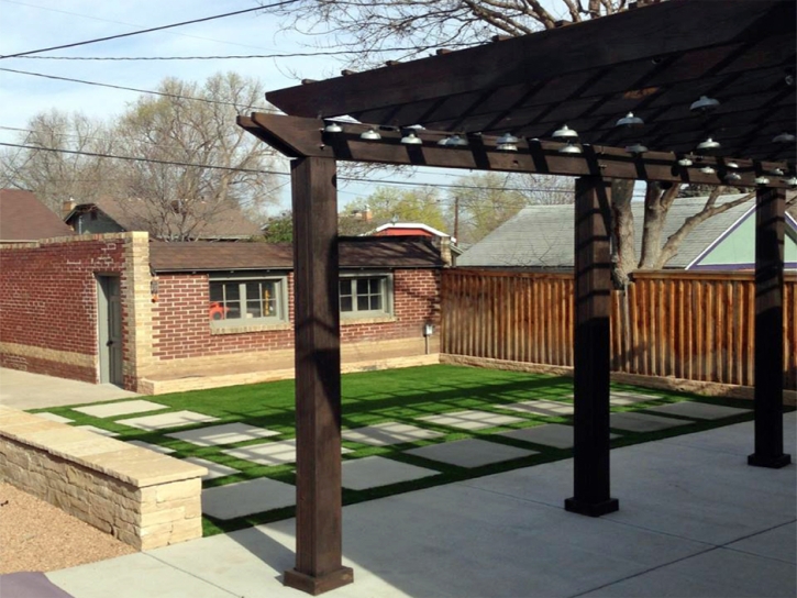 Turf Grass Grantsville, Utah Paver Patio, Backyard